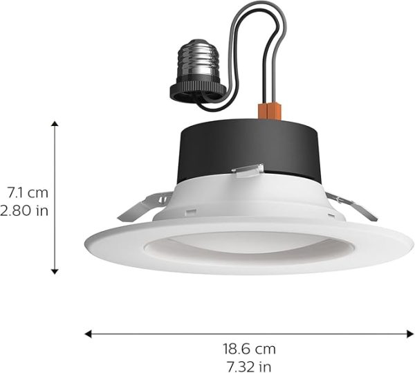Philips Hue Smart 6 Inch LED Downlight - 4 Pack - Image 2