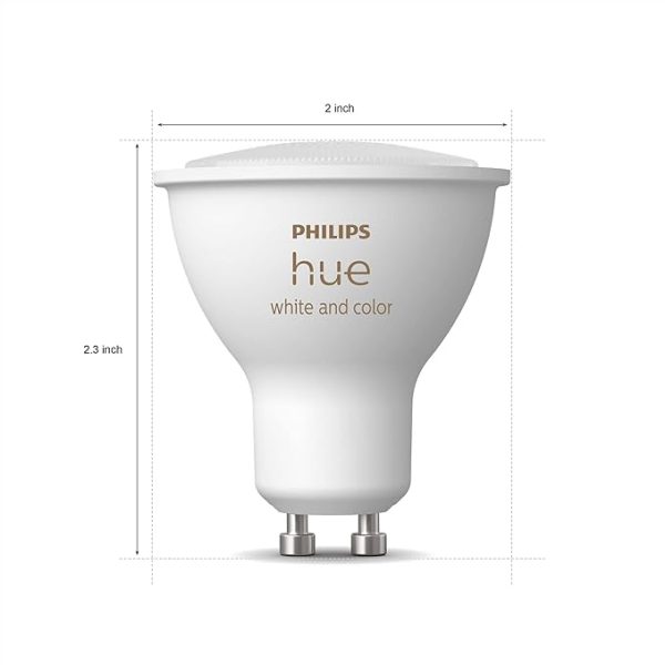 Philips Hue White and Color Ambiance Smart Bulb (GU10) - Image 2
