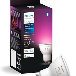 Philips Hue White and Color Ambiance Smart Bulb (GU10)